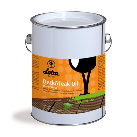 Loba Deck Teak Oil (Dış Mekan Şeffaf Yağ) 12 Lt